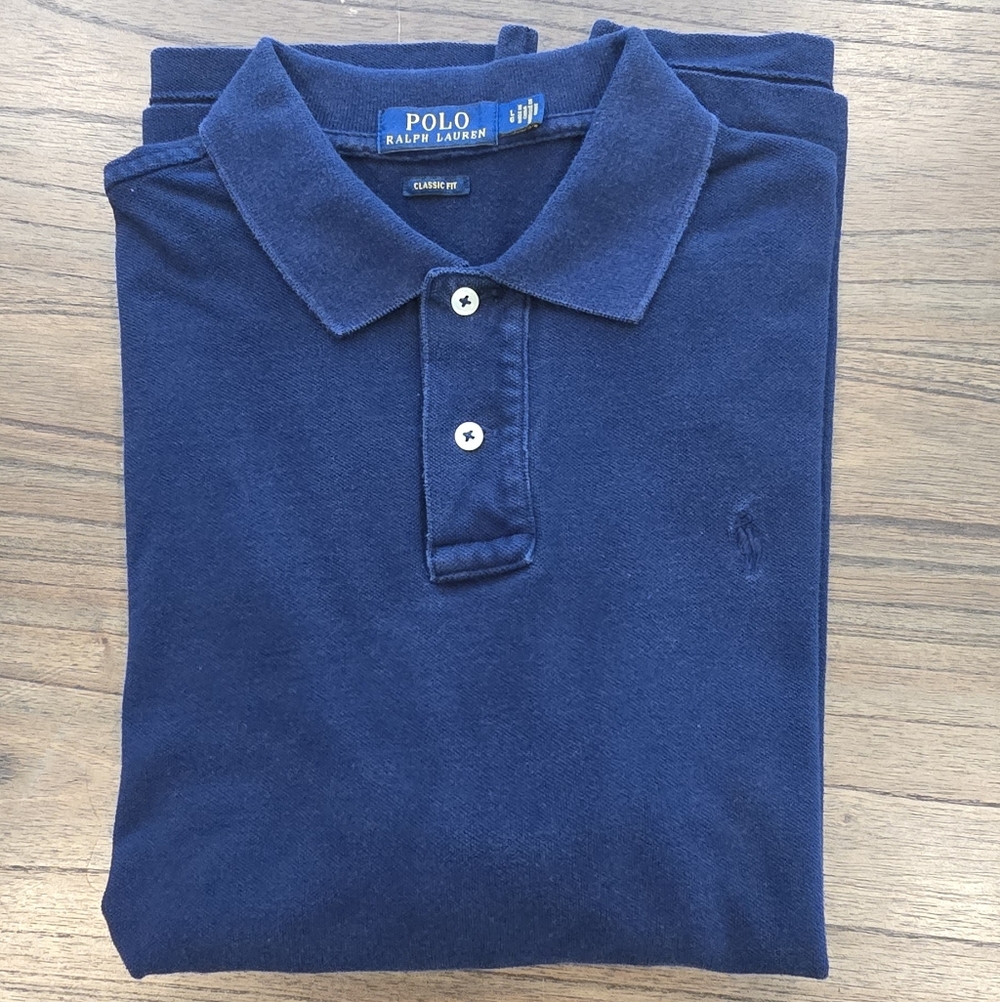 Ralph Lauren Men's Navy Polo Shirt